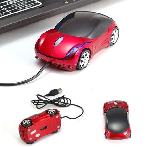 High-Speed  CAR USB 2.0 3D Mouse RED