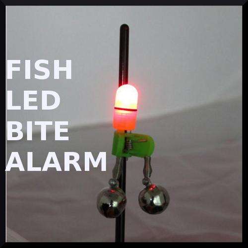 Pair of LED Fishing Bite Alarms / Indicators
