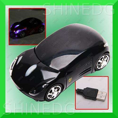 High-Speed 800dpi CAR OPTICAL USB Mouse BLACK