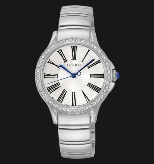 Latest SEIKO Classic Swarovski Accent Ladies Quartz Dress Watch"PERFECT MOTHERSDAY GIFT!"