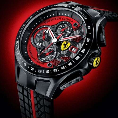 SCUDERIA FERRARI Race Day Chronograph Gents Quartz Watch "EVERY MANS DREAM!!"