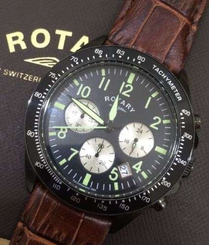 ROTARY Chronospeed Chronograph Gents Quartz Dress Watch"HOT NEW ITEM!!"