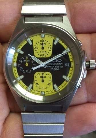 SEIKO "Batman" Chronograph Gents Quartz Dress Watch(MUST HAVE WATCH!!!)