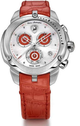 TONINO LAMBORGHINI Shield Ladies SWISS Chronograph Dress Watch"1 OF A KIND!"
