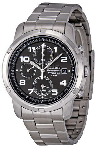 SEIKO Chronograph FULL TITANIUM Gents Quartz Dress Watch(ONLY 1 AVAILABLE AT THIS PRICE!!!)