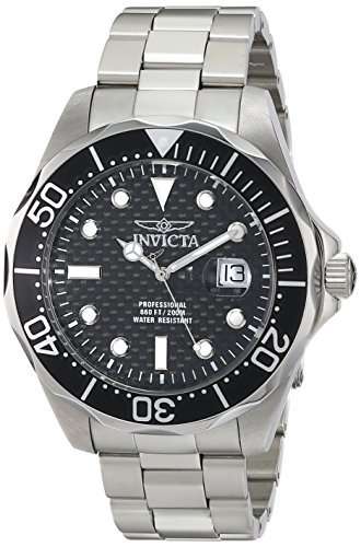 INVICTA Grand Divers(200M) Carbon Fibre Dial Gents Quartz Dress Watch"HOT NEW ITEM!!"