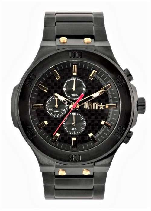 Unit Bolt Chronograph Gents Quartz Dress Watch(HOT NEW RELEASE!!)
