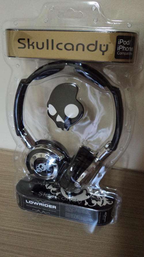 SKULLCANDY LOWRIDER Black/Chrome Headphones(IN STOCK!!!)