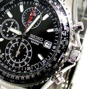 New SEIKO Aeronautical Sliderule Aviator Chronograph Gents Watch(APRIL MADNESS SALE!!!)