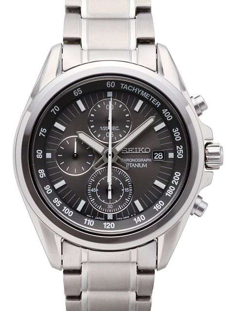 New SEIKO (SUPER TITANIUM) Chronograph Gents Watch"ULTRA LIGHT AND TOUGH!!"
