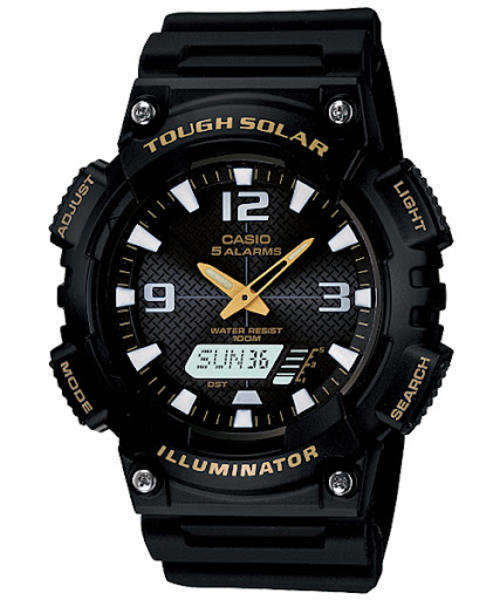 CASIO Tough Solar Illuminator Gents Watch"NO MORE BATTERIES!!"