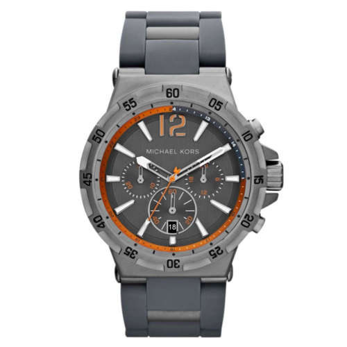 MICHAEL KORS Melbourne Gunmetal Chronograph Gents Quartz Watch"STUNNING & ROBUST!!"