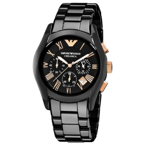 New Emporio Armani Chronograph Ceramica Gold-Tone Gents Watch**EXCLUSIVE ITEM**