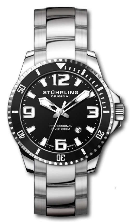 STUHRLING Original Regatta Aquadivers Gents Quartz Watch"FANTASTIC TIMPIECE!"