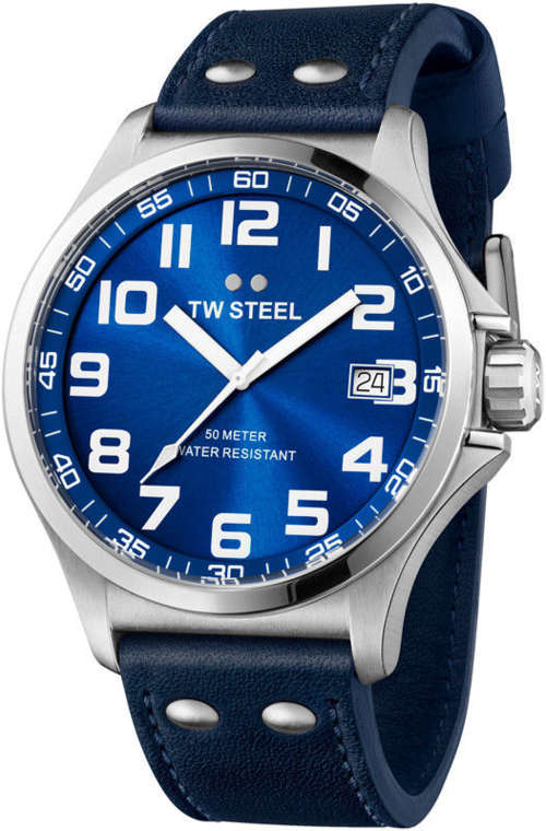 TW STEEL Pilot Sunray Blue Gents Quartz Watch"STUNNING & ROBUST!!"