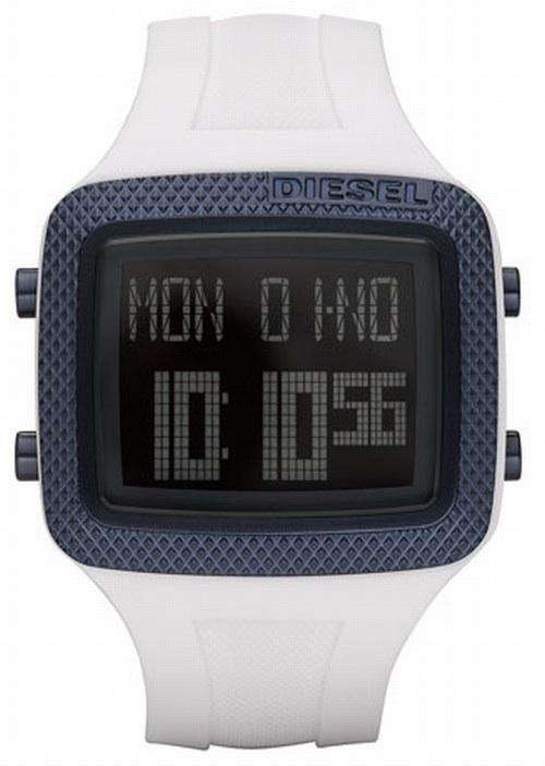 New DIESEL Digital White Rubber Gents Fasion Watch ** MADNESS SALE!!**