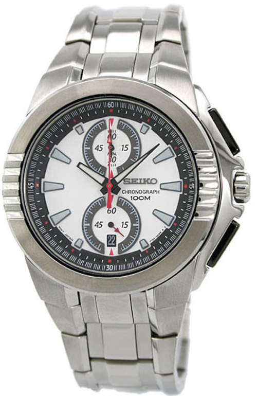 New SEIKO "FIRE & ICE" Chronograph Gents Dress Watch"SUPER RARE AND STUNNING!!"