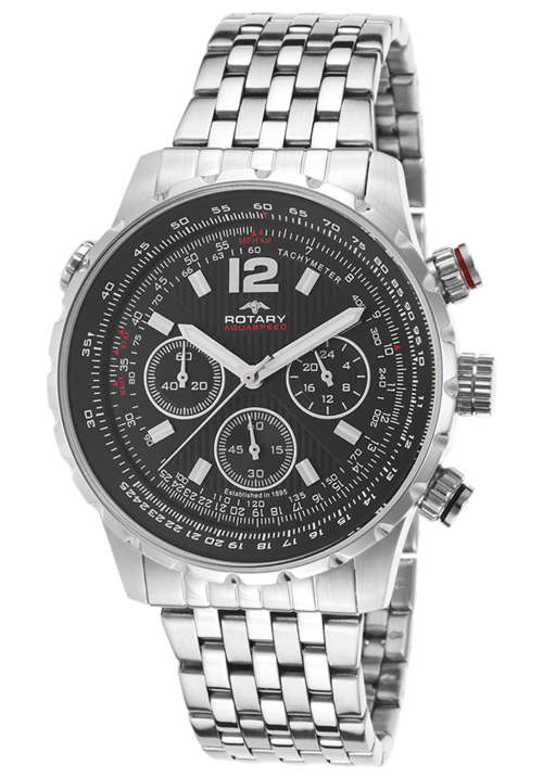 ROTARY Aquaspeed Flightmaster Chronograph Gents Quartz Watch"TOP BRAND ITEM!!"
