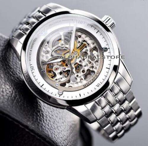 Emporio Armani AR4626 Meccanico Skeleton Gents Watch**EXTREMELY RARE!!**