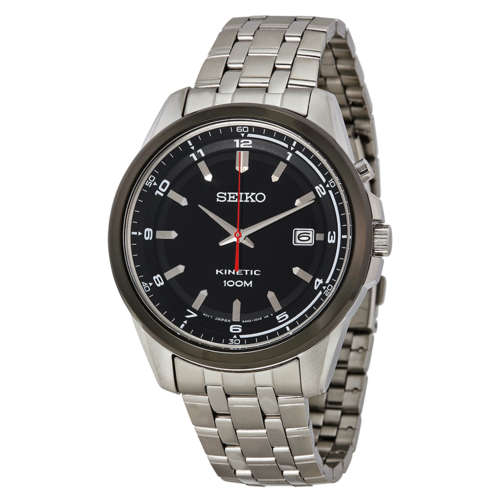 SEIKO Kinetic Black Dial Gents Dress Watch(ONLY 1 AVAILABLE AT THIS PRICE!!!)