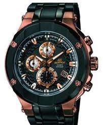 CASIO EDIFICE GOLD LABEL CHRONOGRAPH MENS WATCH **VERY RARE ITEM!!**