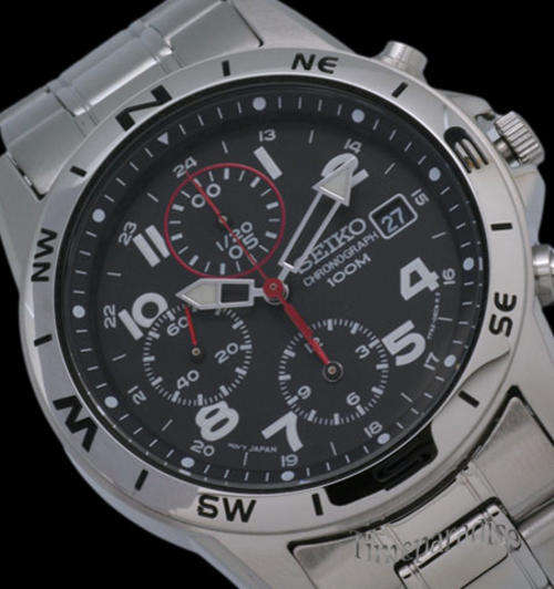 2011 SEIKO Dytona 100 Compass Bezel Chronograph Gents Watch"NEW ARRIVAL"