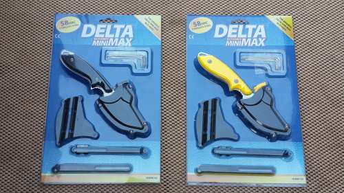 Delta Mini Max carry-on knife / Diving knife. Black or Yellow