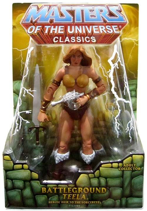 MOTUC Masters of the Universe Classics Battleground Teela 1ste Edition Mint In Box