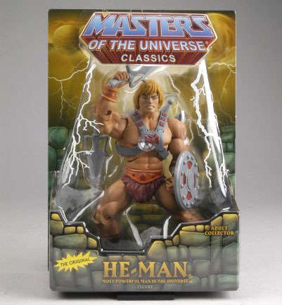 HE-MAN MOTU CLASSICS HE-MAN (RE-ISSUE) MIB