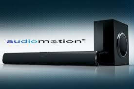 **AUDIOMOTION SOUNDBAR AND WIRELESS SUBWOOFER**