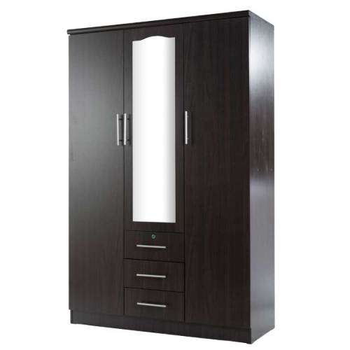 Wardrobe: 3 door with 3 drawers and mirror