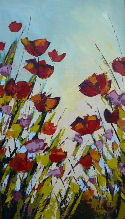 Yvonne Ankerman, Wonderful Original Acrylic,  !!