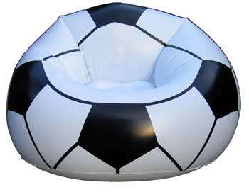 HUGE SOCCERBALL CHAIR-INFLATABLE! Just in time for the world cup!