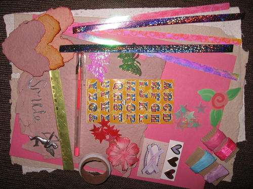 **PRECIOUS PINKS** Scrapbooking Paper and Embellishments Add On Set!!!