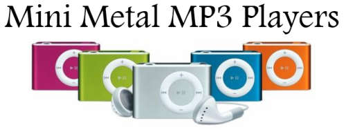 MINI METAL MP3 PLAYERS