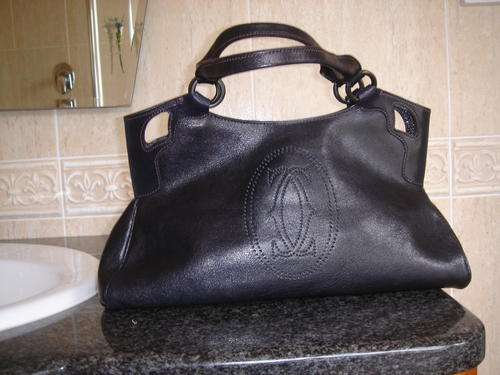 AUTHENTIC CARTIER MARCELLO BLACK HANDBAG- MINT CONDITION