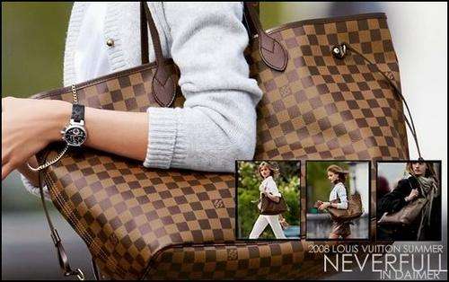 100% AUTHENTIC LOUIS VUITTON DAMIER EBENE NEVERFULL GM HANGBAG