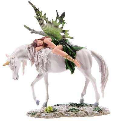 Sleeping Forrest Fairy on Unicorn