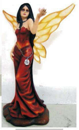Wiccan Fairy Orange
