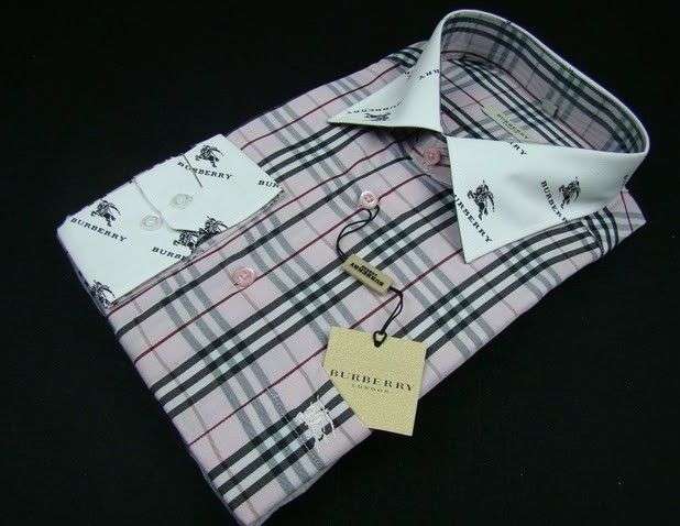Burberry men's shirt size L (40) with all packaging and box