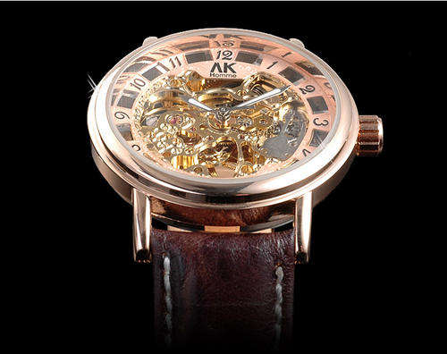 Alias Kim Rose Gold Mens Mechanical Watch