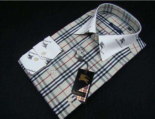 Burberry men's shirt size Large (42) color: classic
