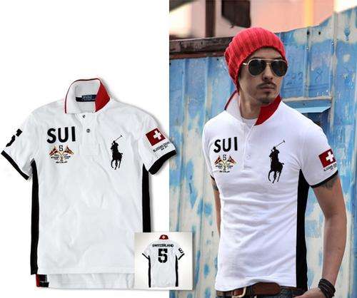 Polo Ralph Lauren short sleeve classic shirt Switzerland (M,L) white