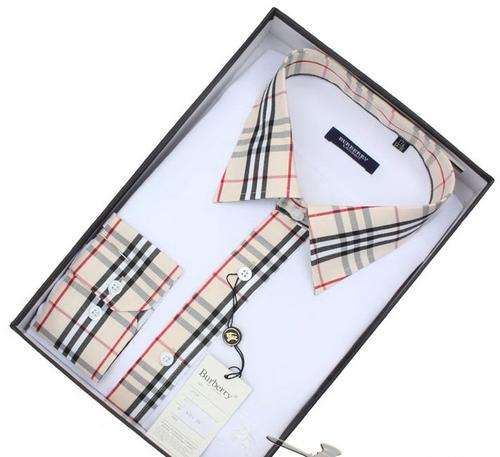 Burberry men's shirt size Large (42) color: white