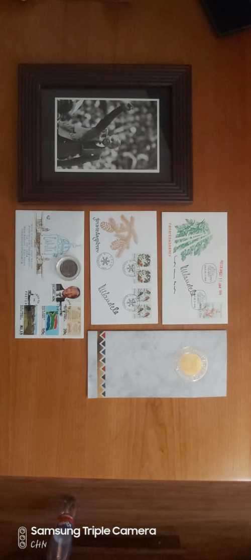various Nelson Mandela Memorabilia