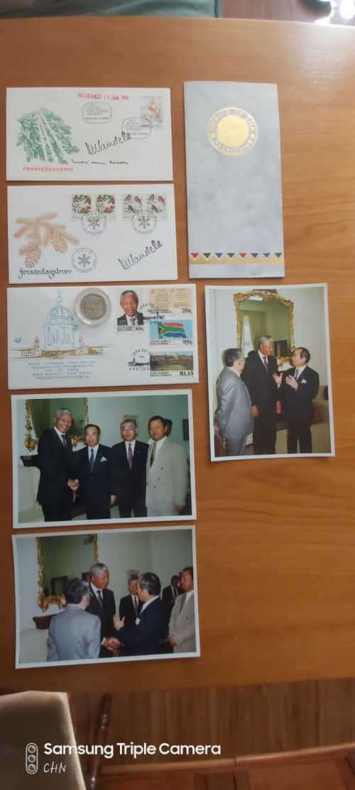 various Nelson Mandela Memorabilia