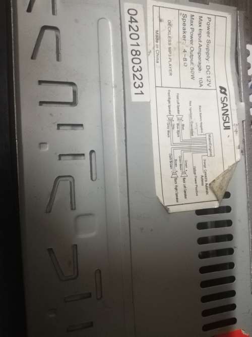 Sansui Deckless BT Radio SDRB-2012BT