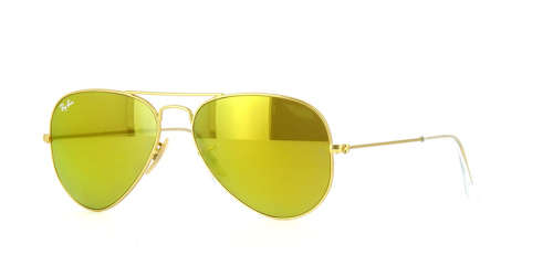 RAYBAN AVIATOR METAL GOLD/YELLOW MIRROR  POLARIZED