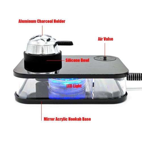 PORTABLE ACRYLIC HOOKAH SHISHA BOX SET #BRAND NEW#