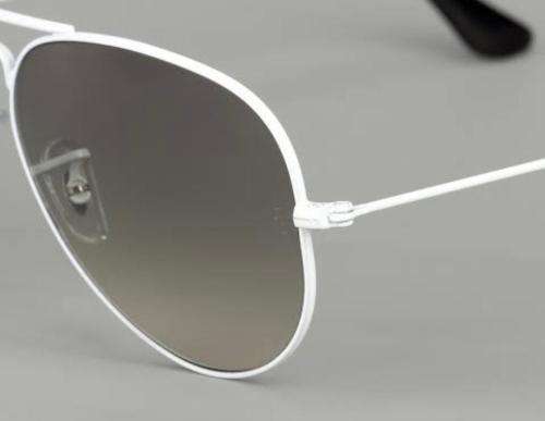 RAYBAN AVIATOR WHITE  RB3025